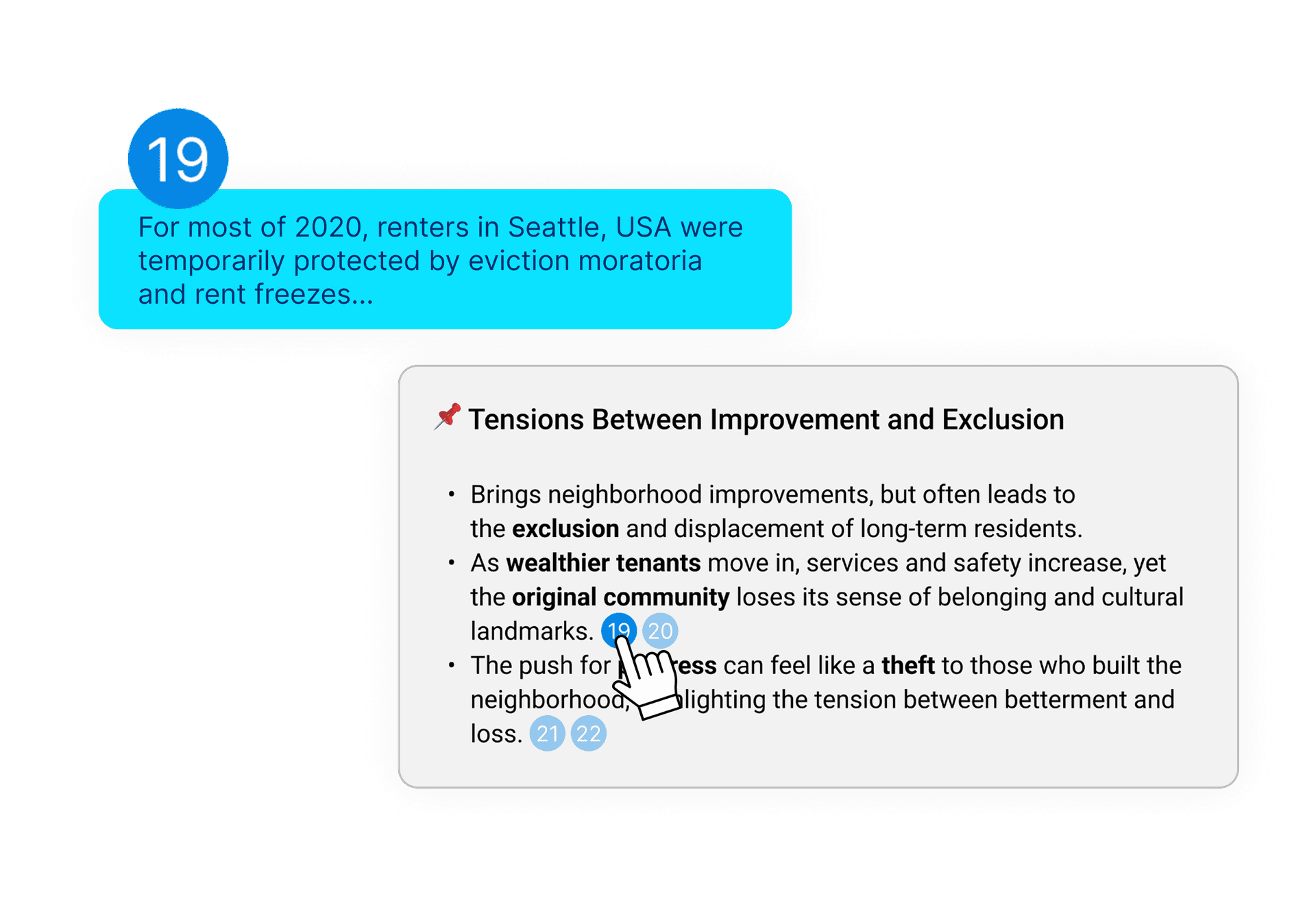 DeepTutor generating an evidence-backed answer with citation markers.